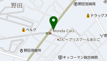 Honda Cars野田野田愛宕店の地図画像