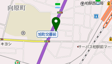 Honda Cars柏柏駅前店の地図画像