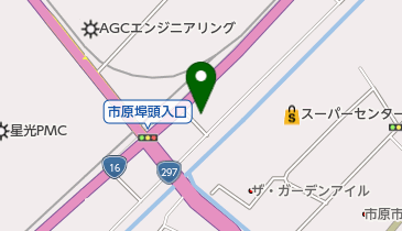 Honda Cars南千葉市原八幡店の地図画像
