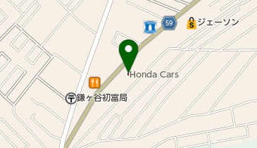 Honda Cars千葉東鎌ヶ谷店の地図画像