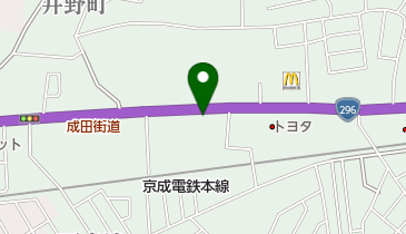 Honda Cars習志野佐倉志津店の地図画像