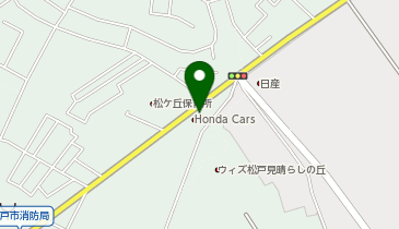 Honda Cars西千葉松戸北店の地図画像