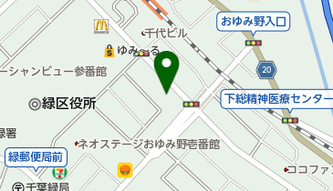 Honda Cars千葉鎌取店の地図画像