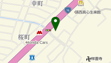 千葉三菱コルト自動車販売木更津店の地図画像