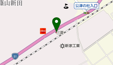 千葉三菱自動車販売成田店の地図画像