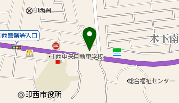 マツダオートザム北総の地図画像