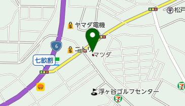 千葉マツダ松戸店の地図画像