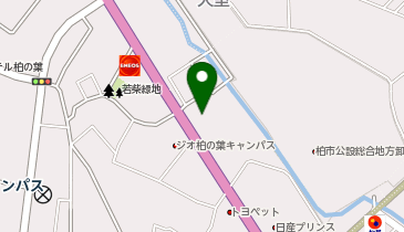 千葉スバル北柏店の地図画像