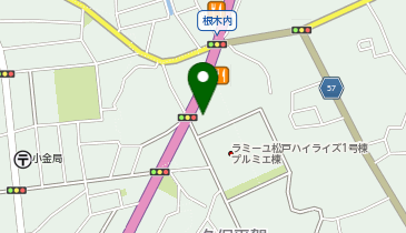 ダイハツ千葉販売U-CAR松戸の地図画像