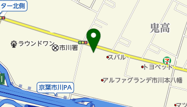 スズキ自販千葉スズキアリーナ市川の地図画像