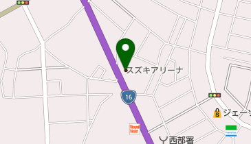 スズキ自販千葉スズキアリーナ柏若柴の地図画像