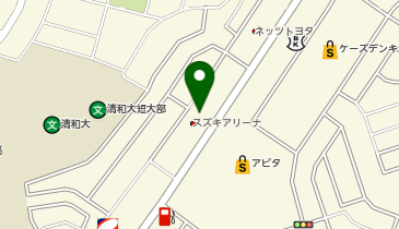 スズキ自販京葉スズキアリーナ木更津の地図画像