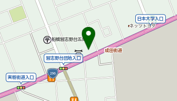 フォルクスワーゲン習志野の地図画像