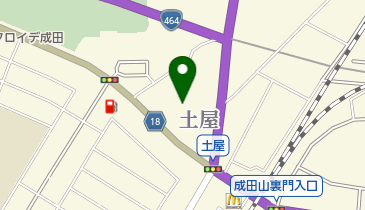 千葉トヨタ自動車アレス成田店の地図画像