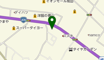 Honda Cars千葉U-Select成田の地図画像