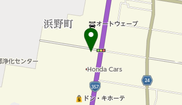 Honda Cars千葉U-Select浜野の地図画像