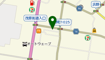 千葉三菱自動車販売クリーンカー浜野の地図画像