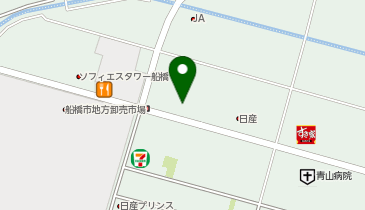 千葉スバル船橋店の地図画像