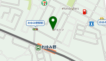 ダイハツ千葉販売おゆみ野駅前店の地図画像