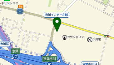 ダイハツ千葉販売市川店の地図画像