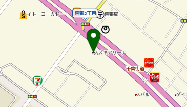 スズキ自販千葉U&rsquo;s STATION幕張の地図画像