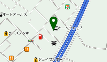 オートウェーブ富里店の地図画像