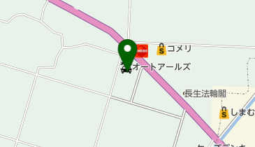 オートアールズ長生店の地図画像