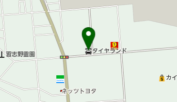 タイヤランド波切の地図画像