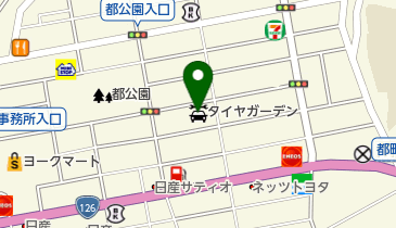 タイヤガーデンみなみの地図画像