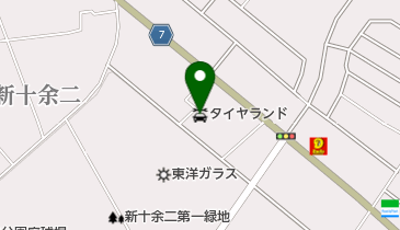 タイヤランド柏の地図画像