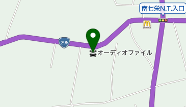 オーディオファイルの地図画像