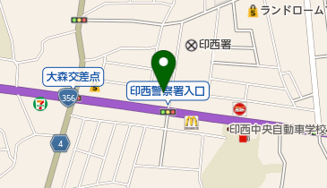 タイヤ流通センター千葉印西店の地図画像