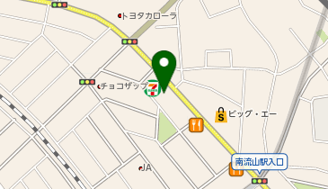 イエローハット流山店の地図画像