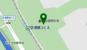ニッポンレンタカー成田空港第2カウンターの地図画像