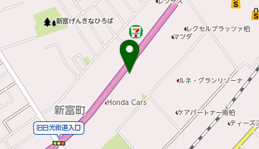 オリックスレンタカー南柏カウンターの地図画像