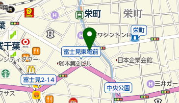 日産レンタカー千葉駅前店の地図画像