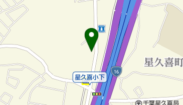 (株)ホシクキ自動車の地図画像