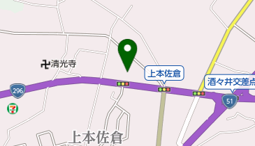 カーコンビニ倶楽部酒々井店の地図画像