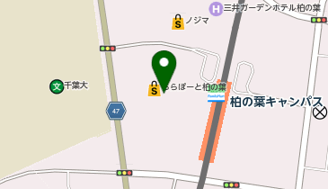 ペッパーランチららぽーと柏の葉店の地図画像