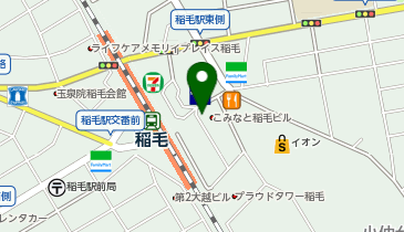ウェンディーズファーストキッチン稲毛駅前店の地図画像