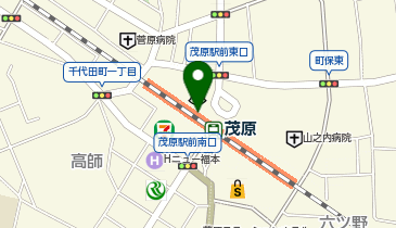 横浜八景楼アルカード茂原FS店の地図画像