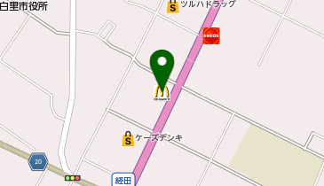 マクドナルド128大網店の地図画像
