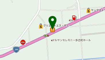 すき家296号多古店の地図画像