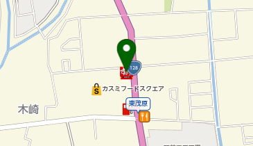 すき家128号東茂原店の地図画像