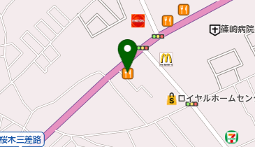 和食レストランとんでん若松店の地図画像