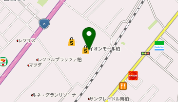 つるまるイオンモール柏店の地図画像