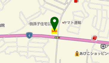 デニーズ我孫子つくし野店の地図画像