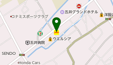 デニーズ市原五井店の地図画像