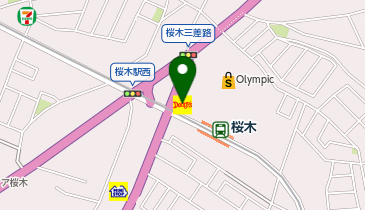 デニーズ千葉桜木町店の地図画像