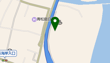 国民宿舎白子荘の地図画像